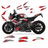 Kit de pegatinas personalizadas gris rojo para Bmw S1000R
