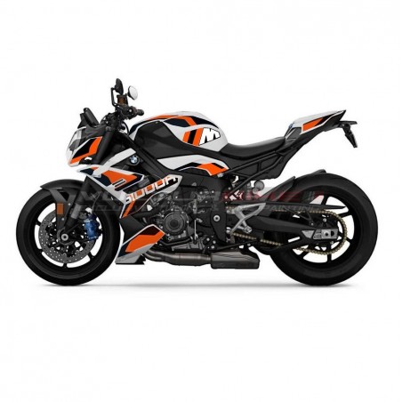Aufklebersatz schwarz orange für Bmw S1000R