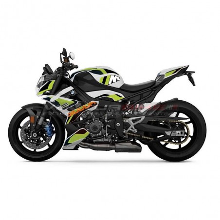 Individuelles limettengrünes und schwarzes Aufkleber-Kit für Bmw S1000R