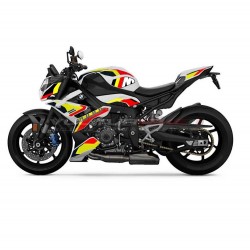 Custom yellow red sticker kit for Bmw S1000R