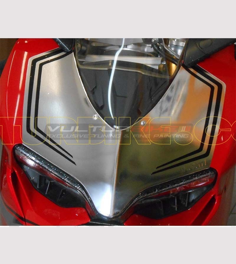 Number Plate Sticker on Windshield - Ducati Panigale 899/1199