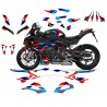 Custom Design Aufkleber Kit - BMW S1000RR ab 2023 Schwarz