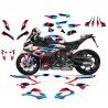 Kit autocollant design personnalisé - Bmw S1000RR à partir de 2023 blanc