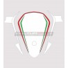 Adesivi per plexi in carbonio design sportivo - Ducati Multistrada 