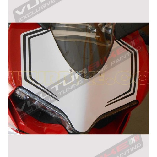 Nummernschildaufkleber auf der Windschutzscheibe - Ducati Panigale 899/1199