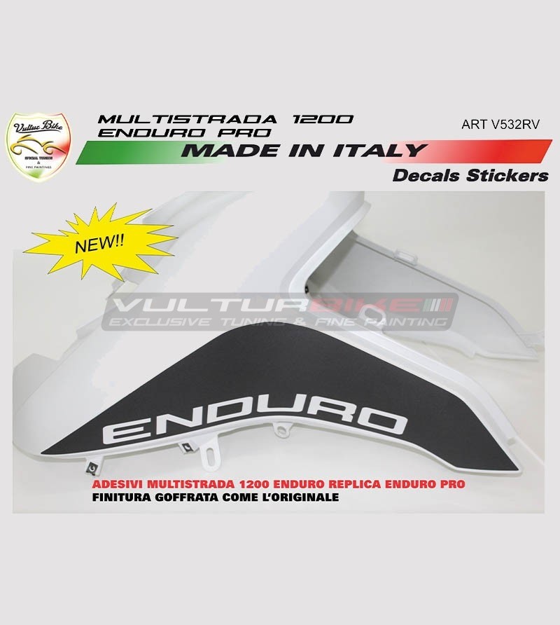 Tank stickers PRO - Ducati Multistrada enduro pro