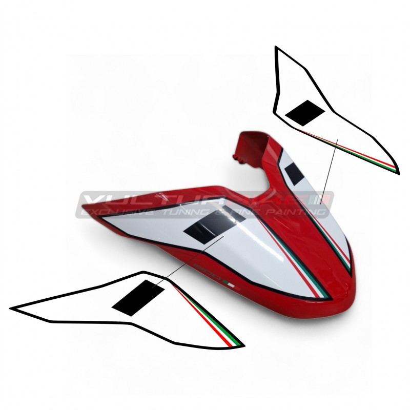 Kennzeichenaufkleber für einsitzigen Zopf - Ducati Monster 1200 1200S
