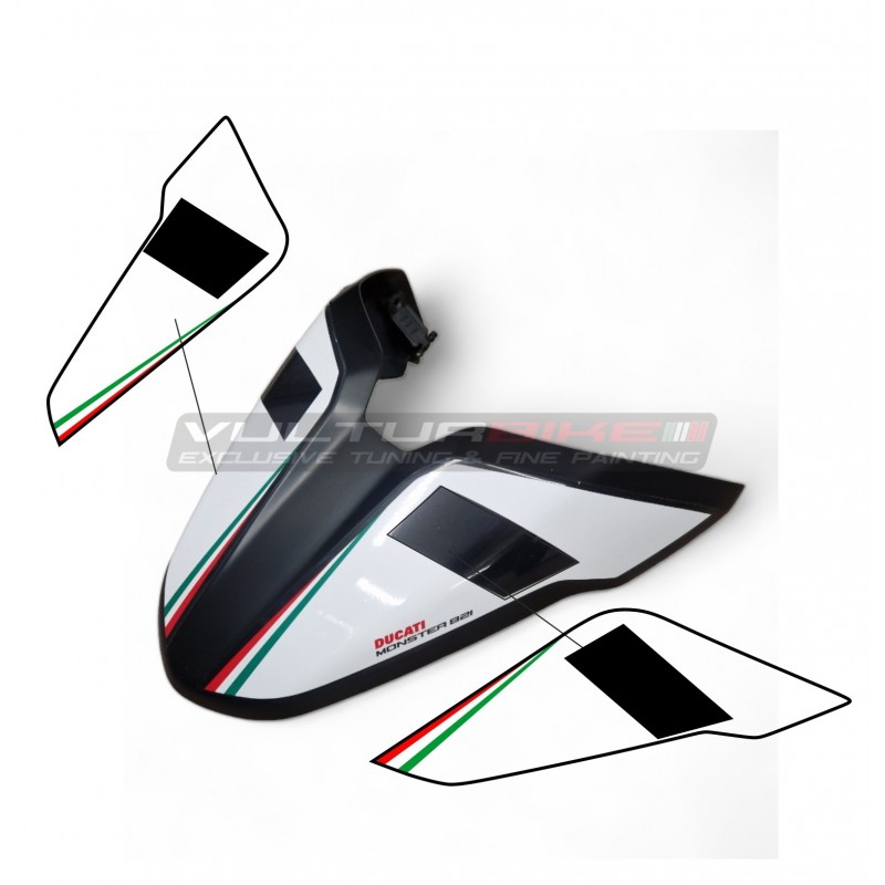 Kennzeichenaufkleber für einsitzigen Zopf - Ducati Monster 821 / 797