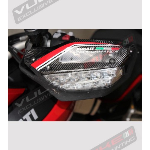 hand guards stickers  - Ducati Multistrada DVT 1200/950/1260/Enduro 