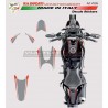 Kit adesivi graphite / rosso - Ducati Monster 1200R 2017