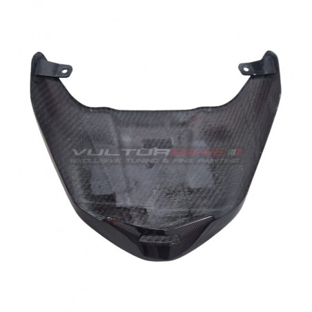 Coperchio sella in carbonio personalizzato "BLACK / CARBON" - Ducati Diavel V4