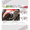 Kit de pegatinas Globetrotter 90th sp.sa de aluminio. - Ducati multistrada 1200 enduro 