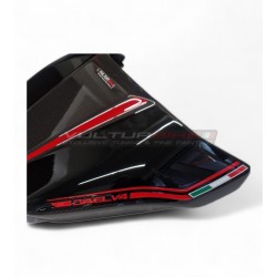 Housse de selle carbone personnalisée « BLACK / CARBON » - Ducati Diavel V4