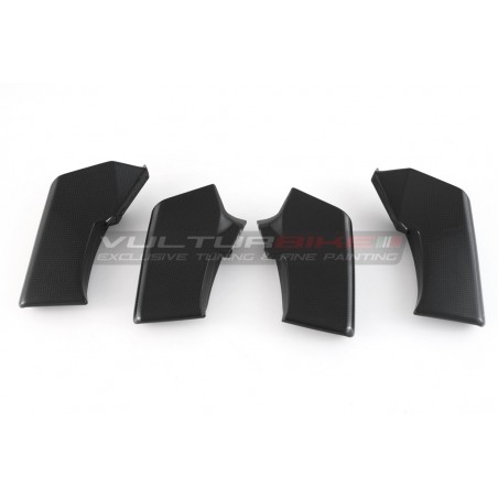 Set alette aerodinamiche in carbonio full black  - Ducati Streetfighter V4 / V4S / V2