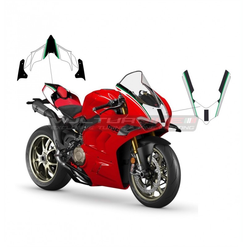 Neues Design Windschutzscheibe und Heckaufkleber - Ducati Panigale V4 / V2