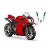 Kit d’autocollants pour bulle conception de bandes tricolores - Ducati Panigale V4 / V2