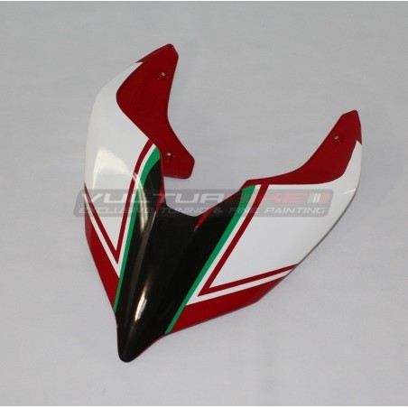Aufkleber-Kit für Windschutzscheibe und Heck mit italienischem dreifarbigem Banddesign - Ducati Panigale V4 / V2