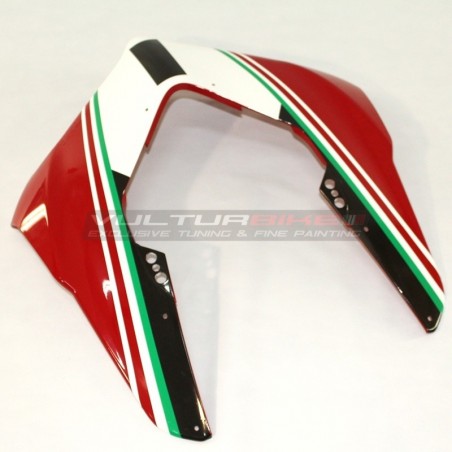Kit de pegatinas para parabrisas y cola con diseño de bandas tricolor italianas - Ducati Panigale V4 / V2