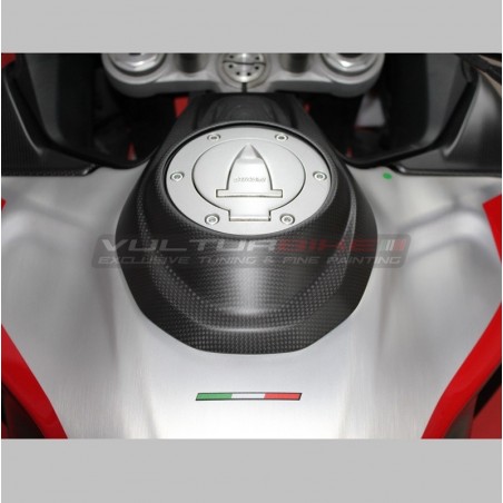 External cover carbon tank cap for Ducati Multistrada V4 Rally