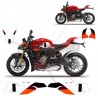 Complete color design sticker kit - Ducati Streetfighter V4 2023 / 2024