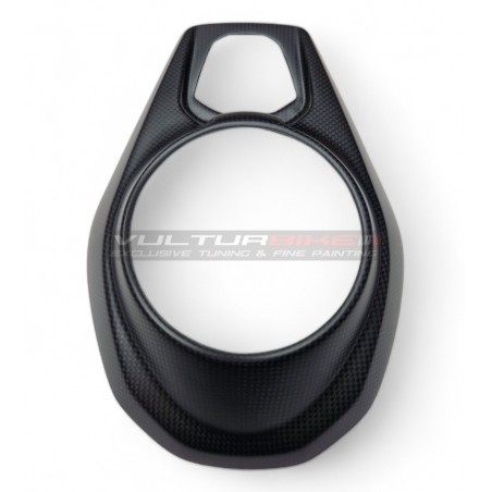 Cover esterna tappo serbatoio in carbonio per Ducati Multistrada V4 Rally