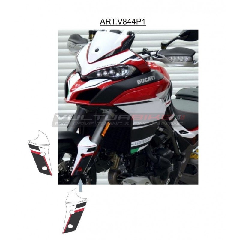 Kit de pegatinas para guardabarros delantero - Ducati Multistrada 1260