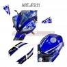 Kit de pegatinas para parabrisas y depósito - Yamaha R6 2006 / 2008