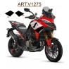 Pegatinas laterales negras - Ducati Multistrada V4 Pikes Peak