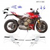 Complete sticker kit design S CORSE - Ducati Streetfighter V4 2023 / 2024