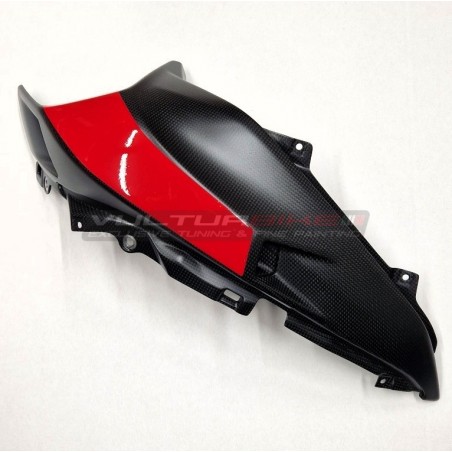 Carbon-Tankspitze für Ducati Multistrada V4 Rally BRUSHED ALUMINIUM Version