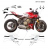 Kit autocollant complet design S CORSE mix - Ducati Streetfighter V4 2023 / 2024