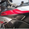 Carbon-Tankspitze für Ducati Multistrada V4 Rally BRUSHED ALUMINIUM Version