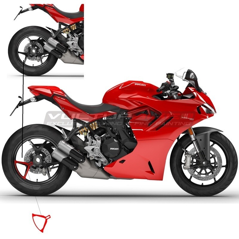 Decalcomania per razze ruota posteriore Ducati Supersport 939 / 950