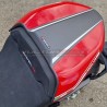 Custom Carbon Sitzbezug "ROT / CARBON" - Ducati Diavel V4