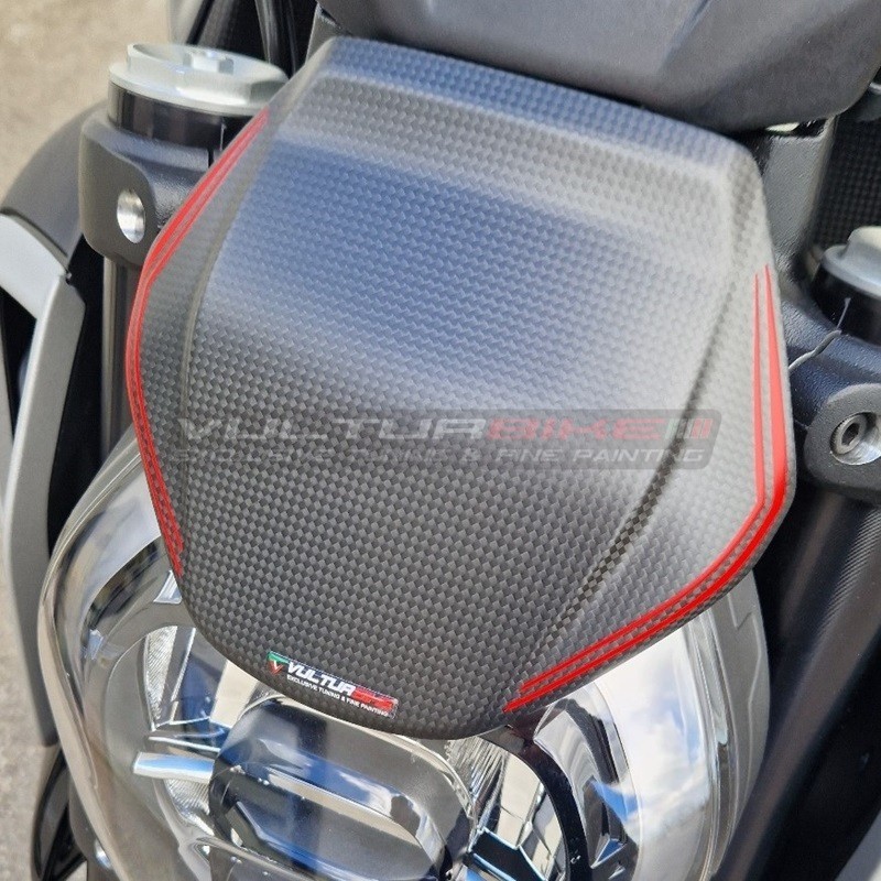 Bulle carbone pour phare au-dessus - Ducati Diavel V4