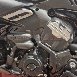 Capot moteur carbone gauche et droit - V4 Ducati Diavel