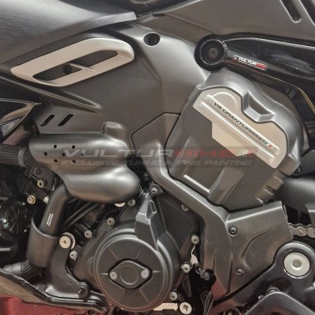 Motorabdeckung aus Carbon rechts und links - Ducati Diavel V4