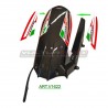 Stickers kit for rear fender tricolor design red base - Ducati Multistrada