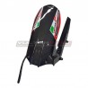Kit de pegatinas para guardabarros trasero diseño tricolor base roja - Ducati Multistrada