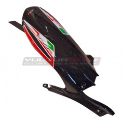 Kit autocollant pour garde-boue arrière design tricolore - Ducati Multistrada