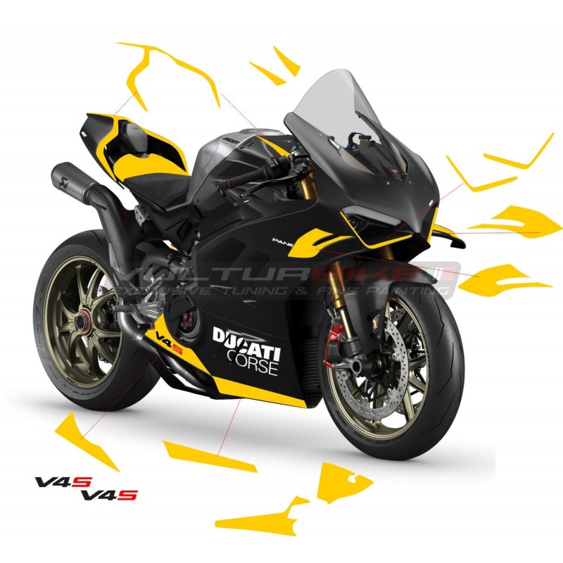 Custom color decal set for Ducati Panigale V4