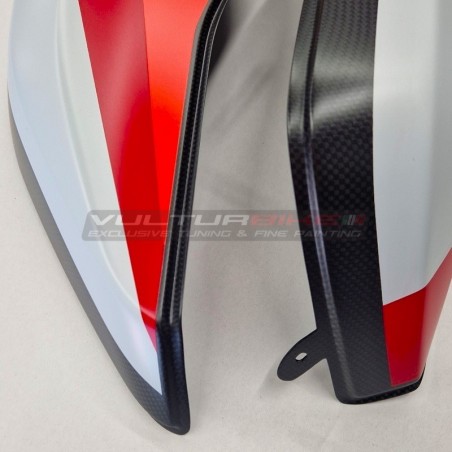 Carbon fiber case cover in Ducati Multistrada V4 RS livery