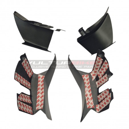 Carbon cover and fin set - Ducati Multistrada V4 / RS / Rally / Pikes Peak 