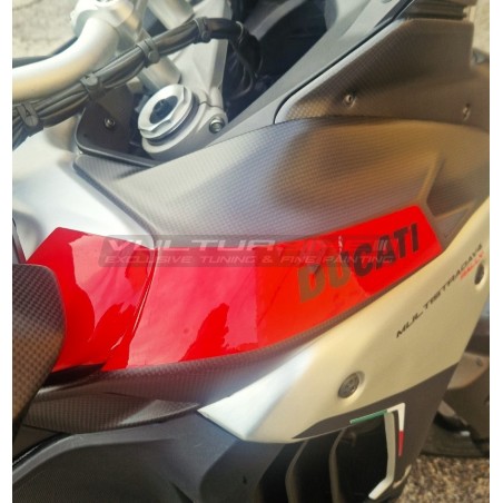 Kompletter Airbox-Förderer mit integrierter Carbonabdeckung für Ducati Multistrada V4 / V4S / Rally