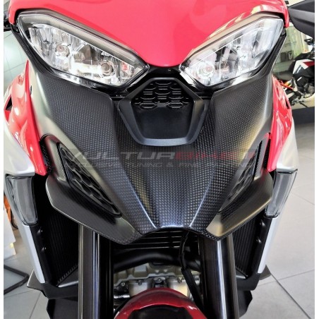 Kompletter Airbox-Förderer mit integrierter Carbonabdeckung für Ducati Multistrada V4 / V4S / Rally