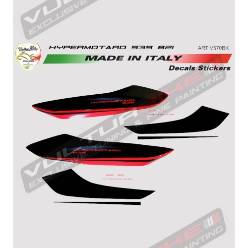 Customizable stickers for backsides - Ducati Hypermotard 821/939 