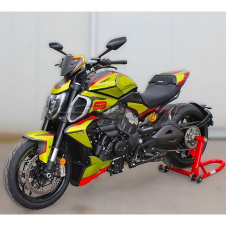 Lamborghini Style Kompletter Aufklebersatz - Ducati Diavel V4