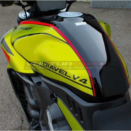 Lamborghini Style Kompletter Aufklebersatz - Ducati Diavel V4