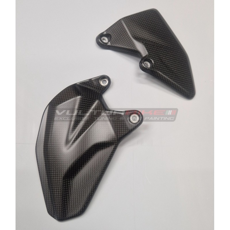 Pair of carbon heel guards - Ducati Multistrada V4 RS