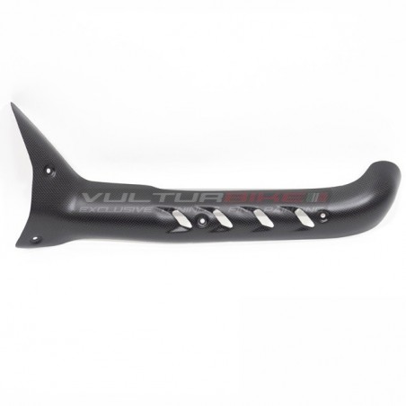 Carbon fiber right side exhaust manifold cover - Ducati Diavel V4